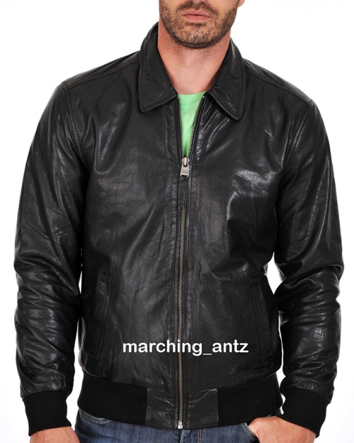 Leather Biker Jacket 218