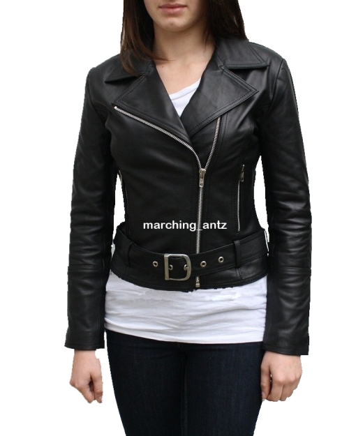 Ladies Leather Jacket Women 221