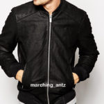 Vintage Crackled Leather Jacket 309