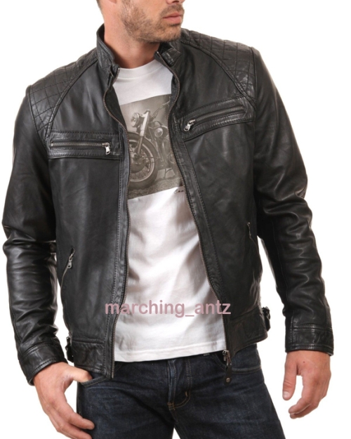 Leather Biker Jacket 504