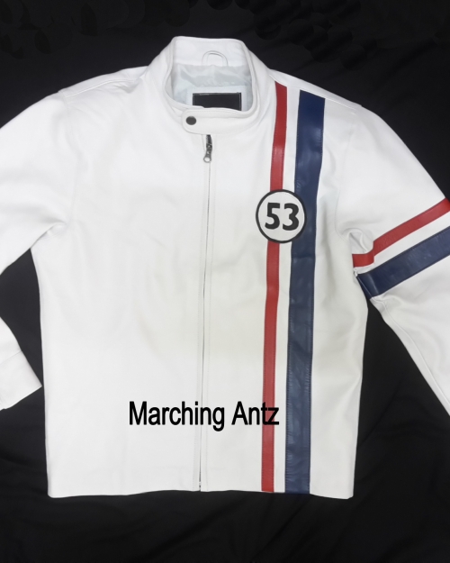 Herbie Love Bug Movie Leather Jacket