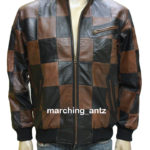CLUB Varsity Bomber Leather Jacket MX