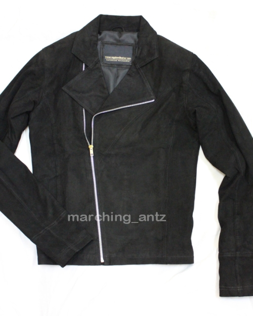 Suede Leather Jacket #Biker Jacket