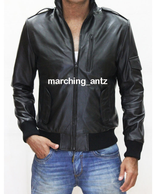 Bomber Leather Jacket FPK