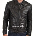 Collar Leather Jacket 258