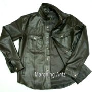 marching antz Leather western shirt