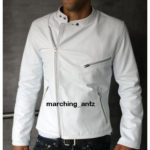 Asymmetric Leather jacket
