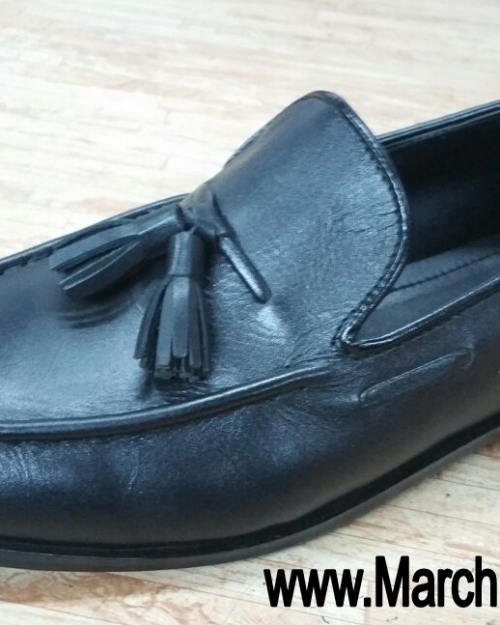 Slip-On Tassle Leather Shoes 403