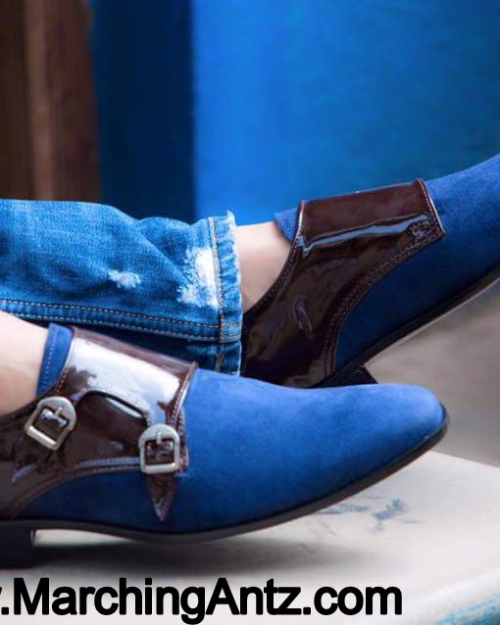 Patent Suede Formal Shoe 208