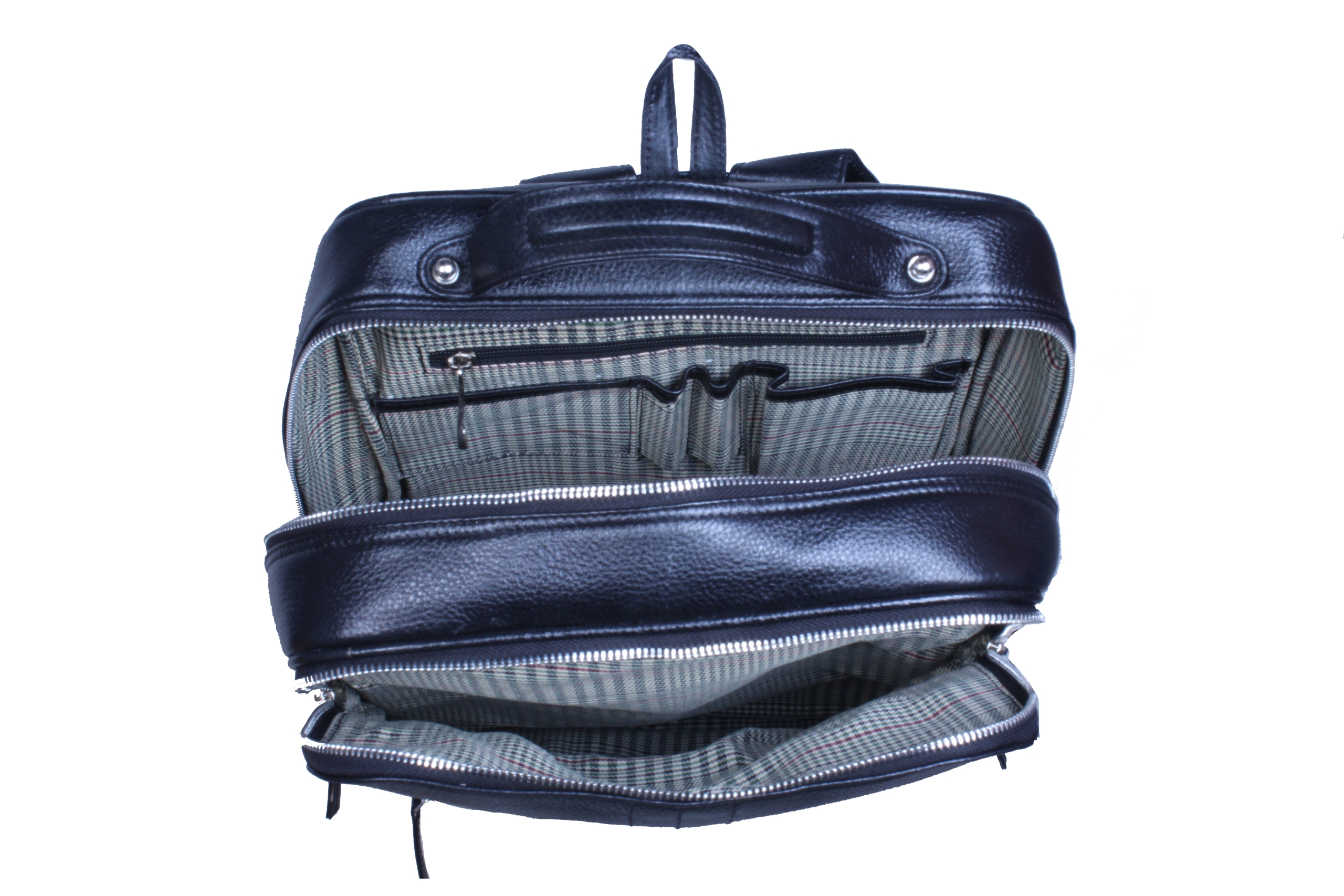 Leather laptop backpack bag for men and women SZ - Image 5