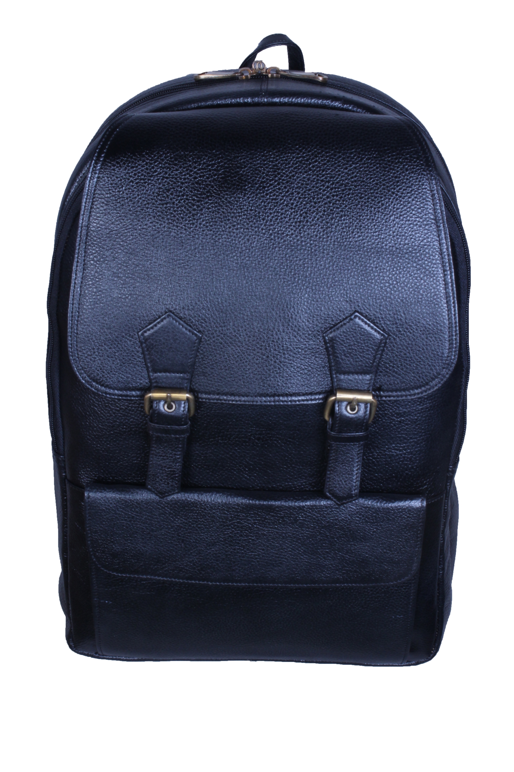 Leather laptop backpack bag for men and women 2B