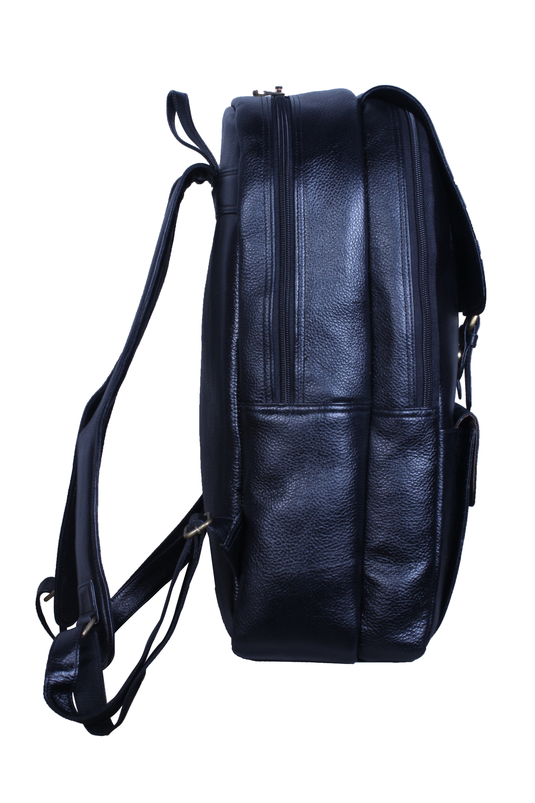 Leather laptop backpack bag for men and women 2B - Image 4
