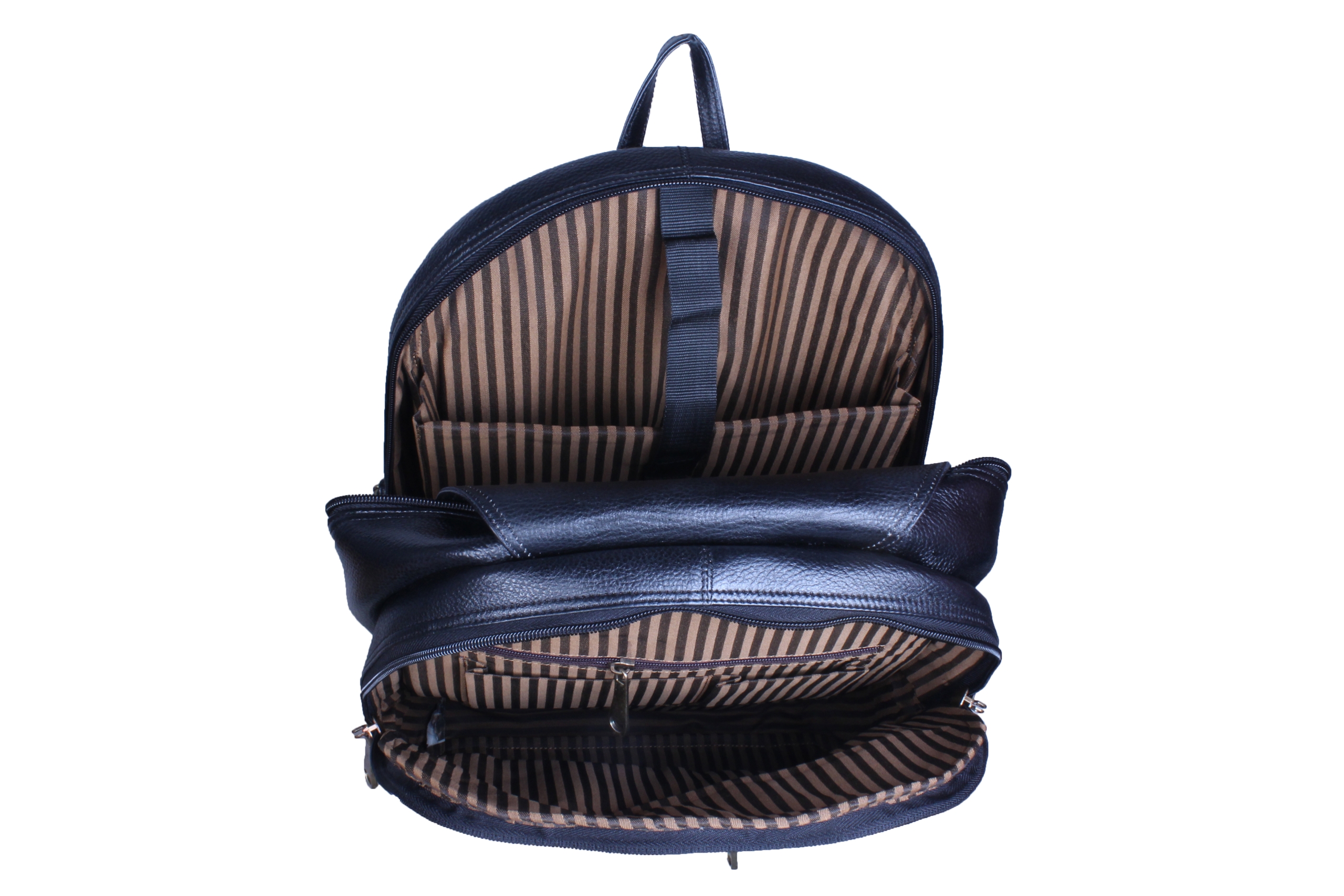 Leather laptop backpack bag for men and women 2B - Image 5