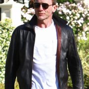 *EXCLUSIVE* Hollywood, CA - British actor, Daniel Craig leaves a meeting this morning dressed in aviator shades and a black leather jacket, carrying a script and a copy of Tennessee Williams's very famous novel, "Cat On a Hot Tin Roof".  Could the current James Bond be looking for a new type of character or even possibly hitting the stage?GSI Media     May 11, 2010Steve Ginsburg310 505-8447323 423-9397323 656-2486Keith Stockwell310 261-8649sales@ginsburgspalyinc.comginsburgspalyinc@gmail.comsteve@ginsburgspalyinc.comkeith@ginsburgspalyinc.com