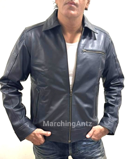 Toby Marshall Movie Need for Speed Leather Jacket